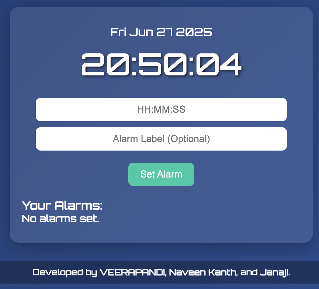 Alarm APP Screenshot