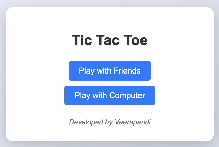 Tic Tac Toe Screenshot